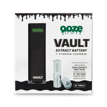 Ooze Vault Extract Battery with Storage - Panther Black - - 510 Battery - Ooze - Cali Tobacconist