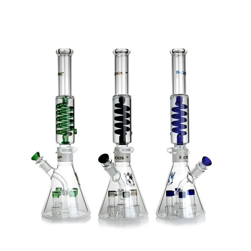 Phoenix PHX459 Glassware - Phoenix PHX459 Glassware - Cali Distributions - Glassware Phoenix Star - phx459 green - Green - - Water Pipe - Phoenix Star - Cali Accessories