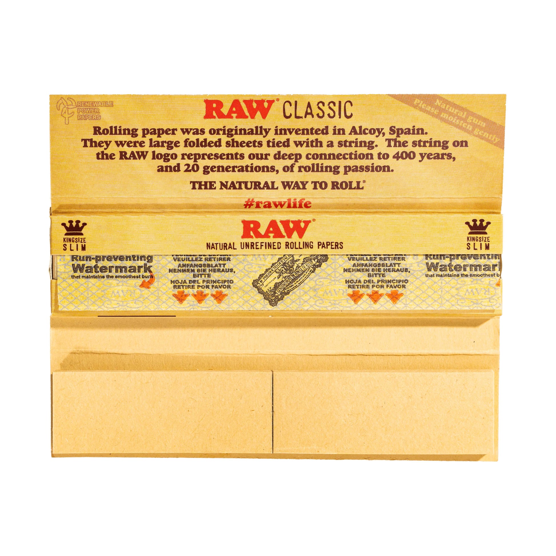 RAW Rolling Papers, Joint Papers and Blunt Wraps