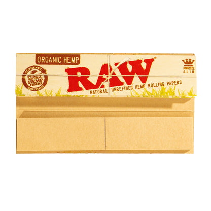 RAW Rolling Papers - King - Papers + Tips - Organic- Rolling Papers - RAW - Cali Tobacconist