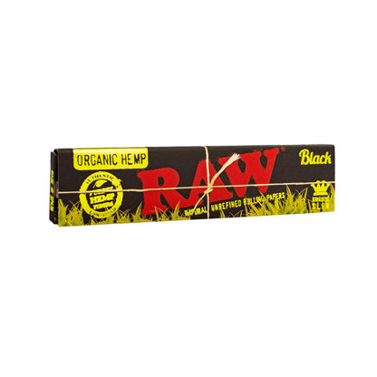 RAW Rolling Papers - King - Papers + Tips - Black- Rolling Papers - RAW - Cali Tobacconist