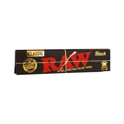 RAW Rolling Papers - King - Papers - Black- Rolling Papers - RAW - Cali Tobacconist