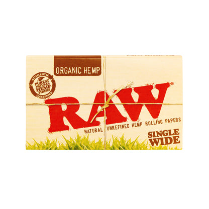 RAW Rolling Papers - Single Wide - Papers - Organic- Rolling Papers - RAW - Cali Tobacconist