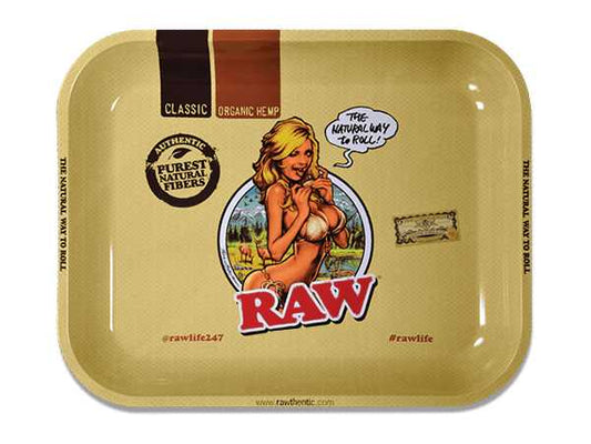 RAW Rolling Trays - Girl - - Rolling Tray - RAW - Cali Tobacconist