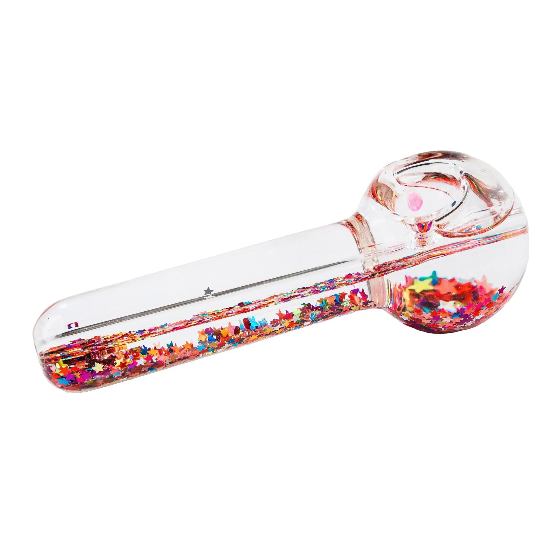 Rainbow Stars Confetti Glass Pipe Glass WP