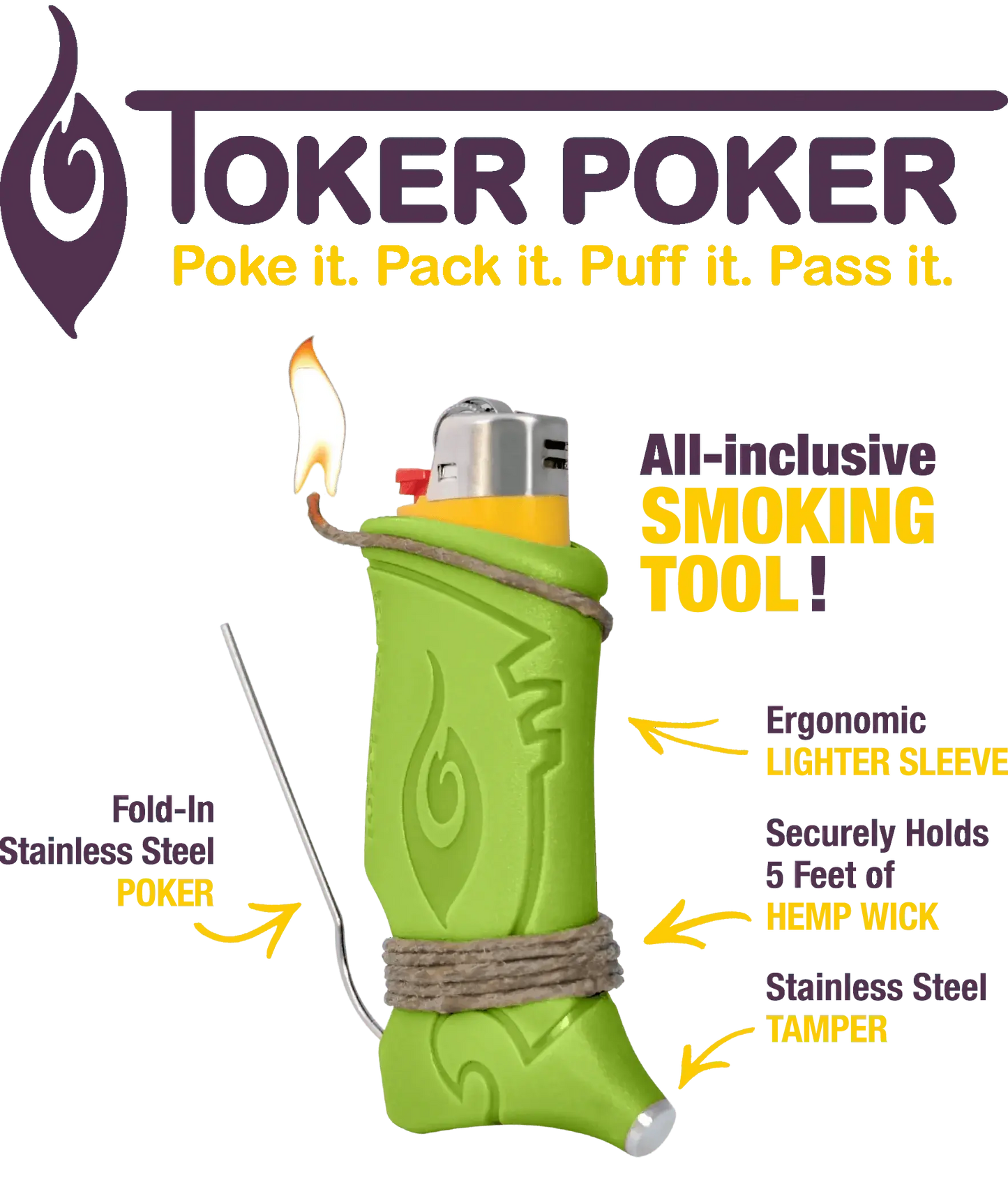 Toker Poker - Glow in the Dark - Tools - Toker Poker - Cali Tobacconist