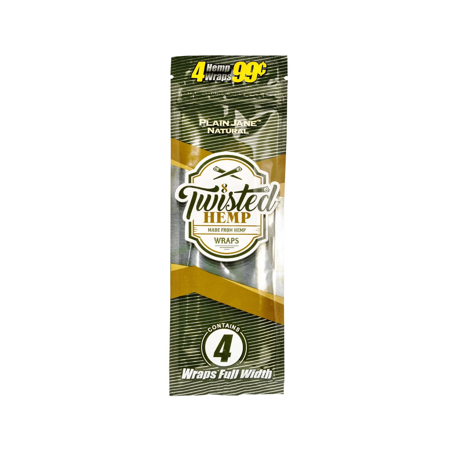 Twisted Hemp Blunt Wraps - Twisted Hemp Blunt Wraps - Plain Jane Natural - - Blunt Wraps - Twisted Hemp - Cali Tobacconist