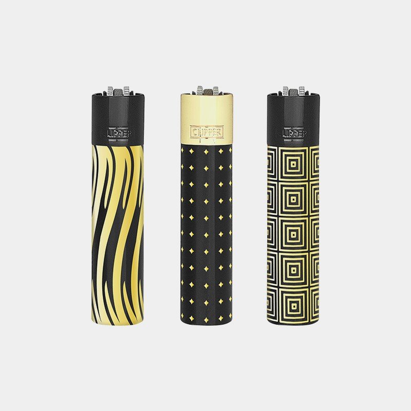 Clipper Classic Large | Premium Metal - Elegance Gold Gradient - Cali Distributions - Lighters Clipper -