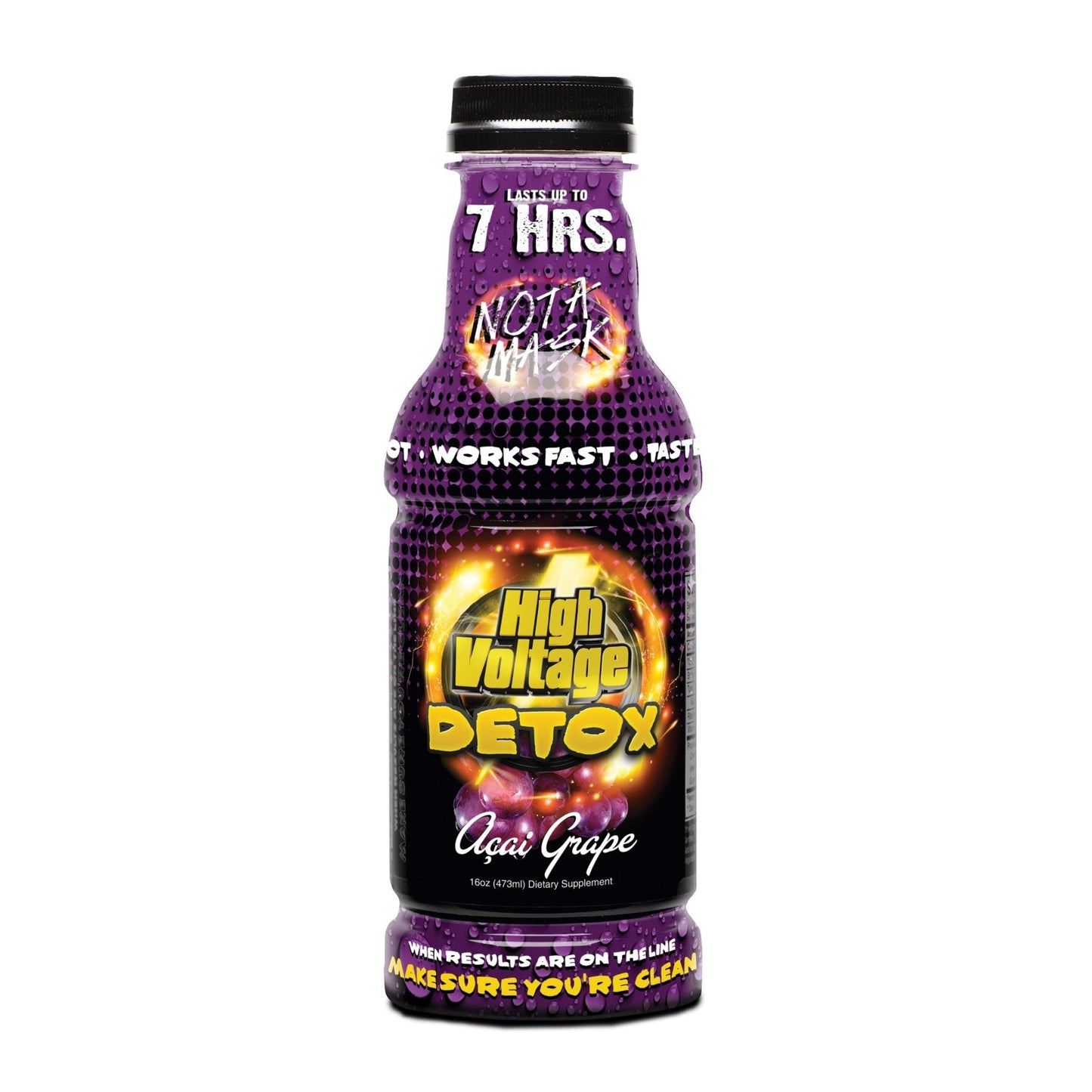 High Voltage Detox - 16oz - Açai Grape - Cali Distributions - Detox High Voltage -