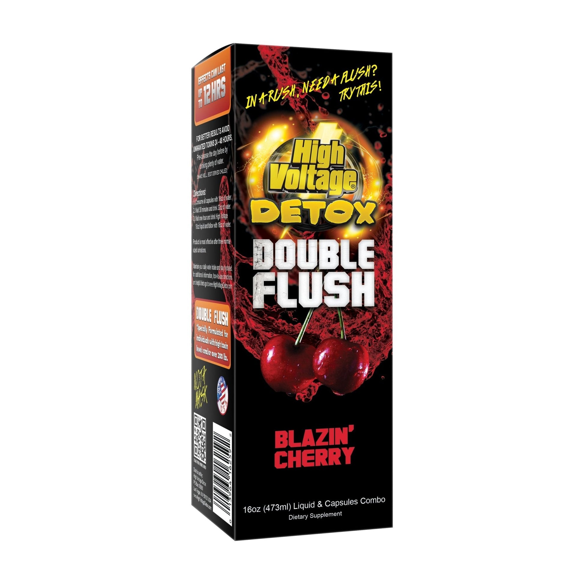 High Voltage Detox Double Flush - Blazin Cherry - Cali Distributions - Detox High Voltage -